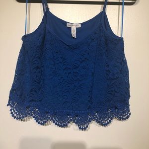 Lace crop top